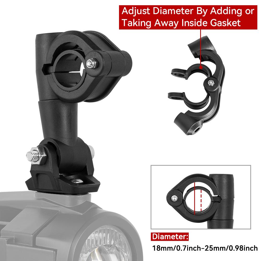 Motorcycle Fog Lamp Supporter Spotlight Mount for BMW R1200GS Motorcycle Fog Light Bracket Headlamp Holder Motos Accesorios