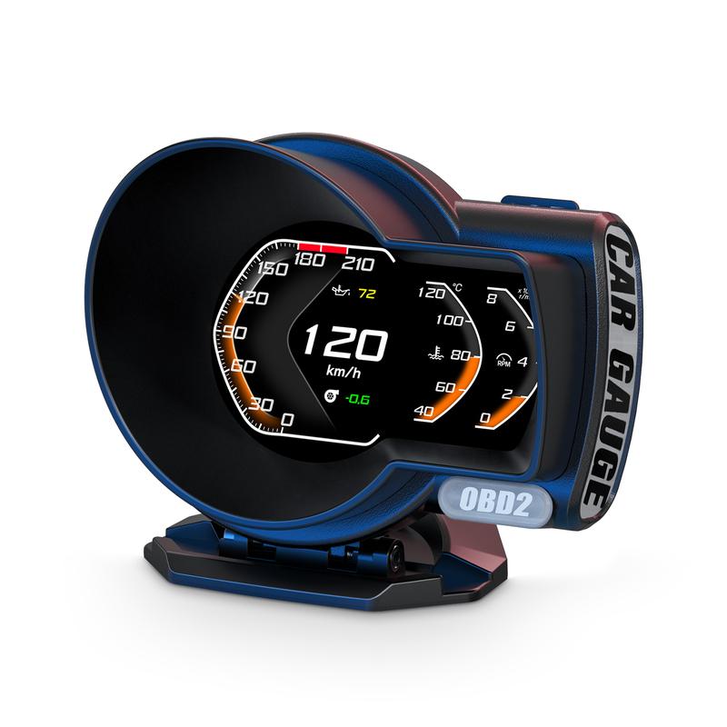Универсальный F8 OBD GPS Жидкокристаллический Многофункциональный Приборный Дисплей Спидометр Давление Температура Воды Автомобильный Турбометр