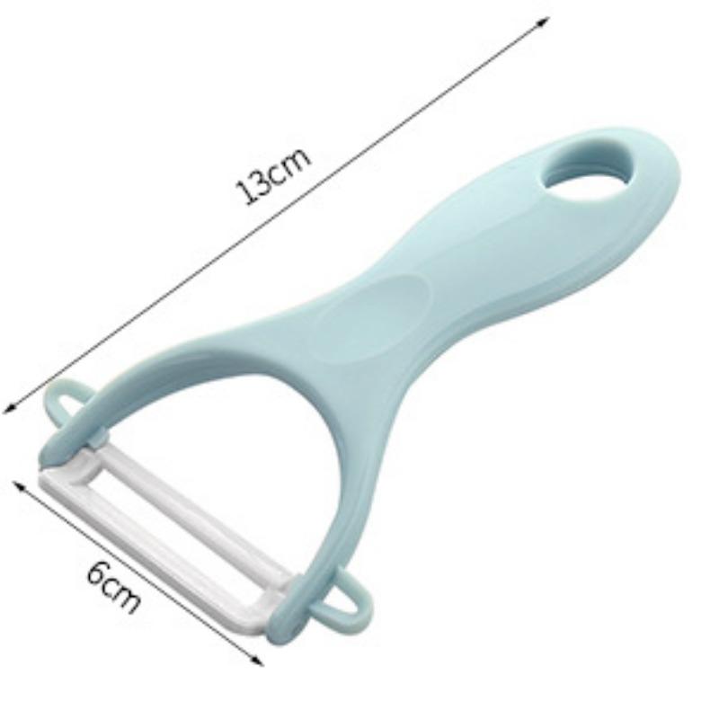 2 шт. Кухонная утварь Бытовая овощечистка Кухонные гаджеты Нож для очистки овощей Многофункциональный Нож для очистки дыни Керамический нож для очистки овощей Бытовая овощечистка