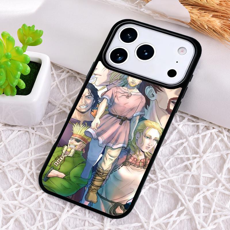 Ударопрочный чехол для телефона Vinland Saga для iPhone 17 Air 16e 15 11 12 14 13 Pro Max Чехол Coque