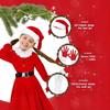 Новое Рождественское Взрослое Платье Платье Елка Платье с Длинным Рукавом Юбка Рождественский Костюм для Сценического Выступления