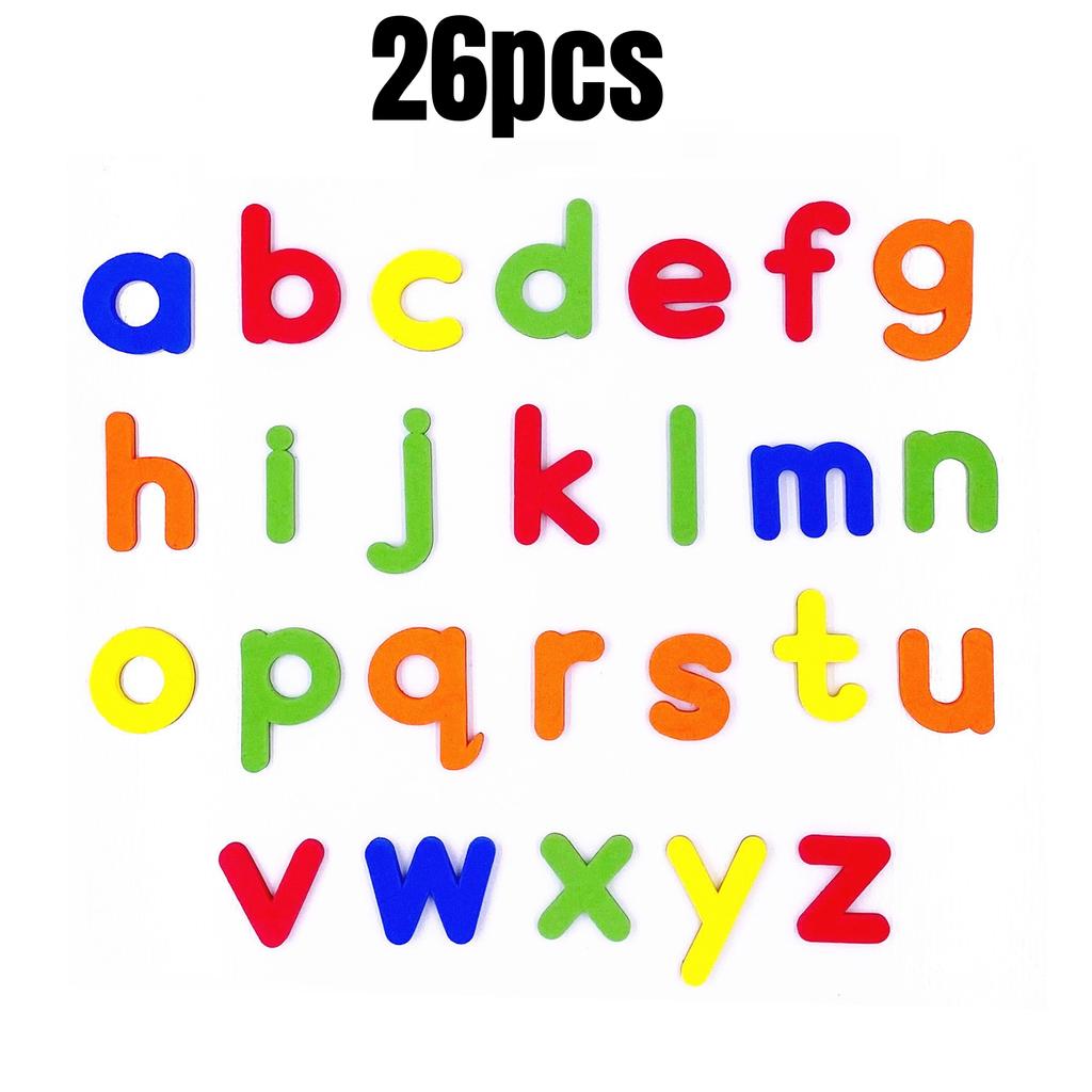 Магнитные буквы и цифры алфавит ABC 123 магниты на холодильник пластиковые образовательные дошкольные обучающие игрушки набор прописные строчные буквы математика