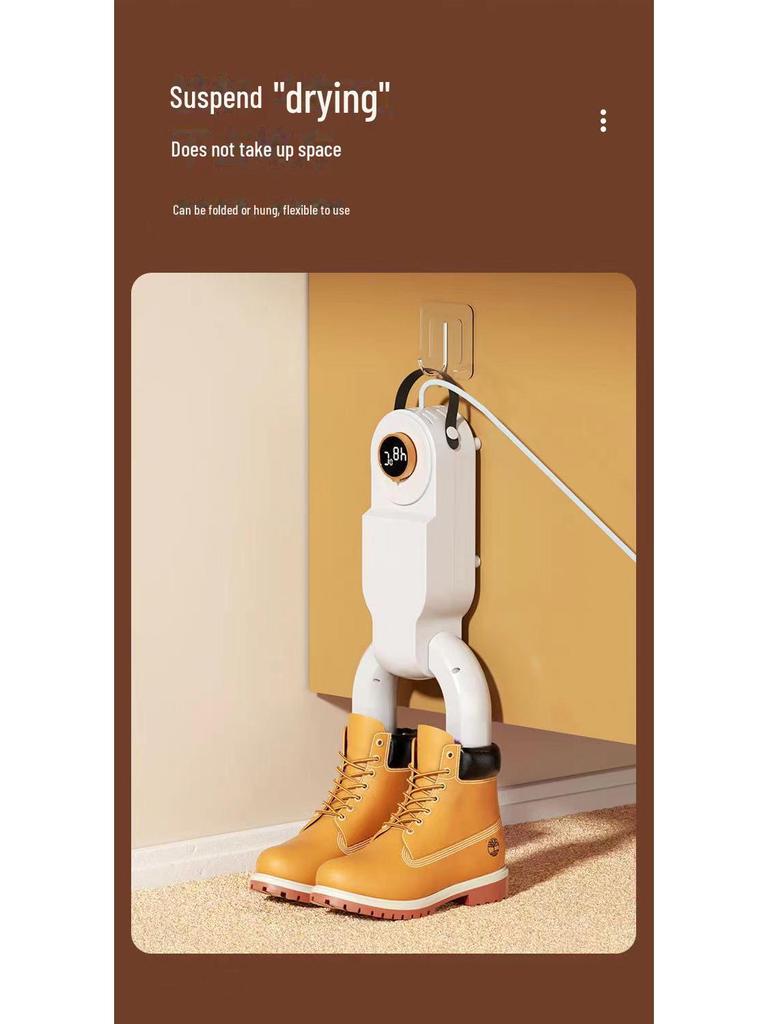 Бытовая сушилка для обуви: Быстросохнущее, стерилизующее, дезодорирующее устройство двойного назначения для мокрой обуви зимой.