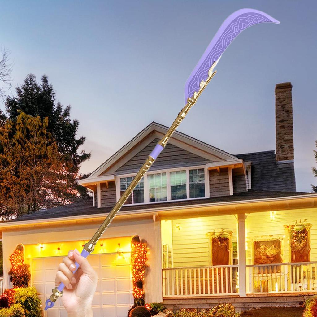 KPOPDemon Cosplay Hunters 3D Printed Long Knife Sword for Women Girls Group Roleplay Props Halloween Costume Accessories