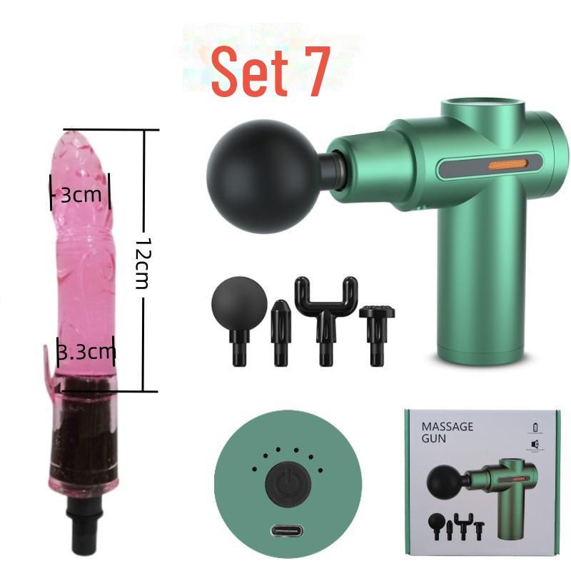 Women's Multifunctional Silicone Massage Gun for Muscle Relaxation