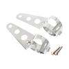 43mm-50mm Fork Chrome Headlight Mount Bracket Motorcycle Headlamp Holder Adapter
