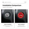 Подстаканники Чехол для бесключевого запуска автомобиля Декоративное кольцо кнопки зажигания Для Jeep Grand Cherokee Wrangler JK Gladiator Compass Renega