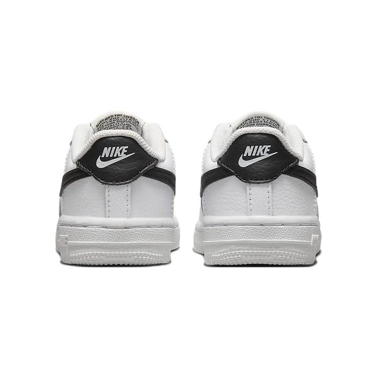 Nike Force 1 Low SE TD 40th Anniversary — белые черные детские кроссовки FJ2888-100