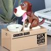 Plastic Electronic Piggy Bank Cartoon Dog Saving Banks Easy Use Dog Money Box  Home Decor
