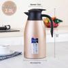 2L Stainless Steel Vacuum Insulated Coffee Kettle: Large Capacity Hot Water Bottle for Household Use - Great Gift