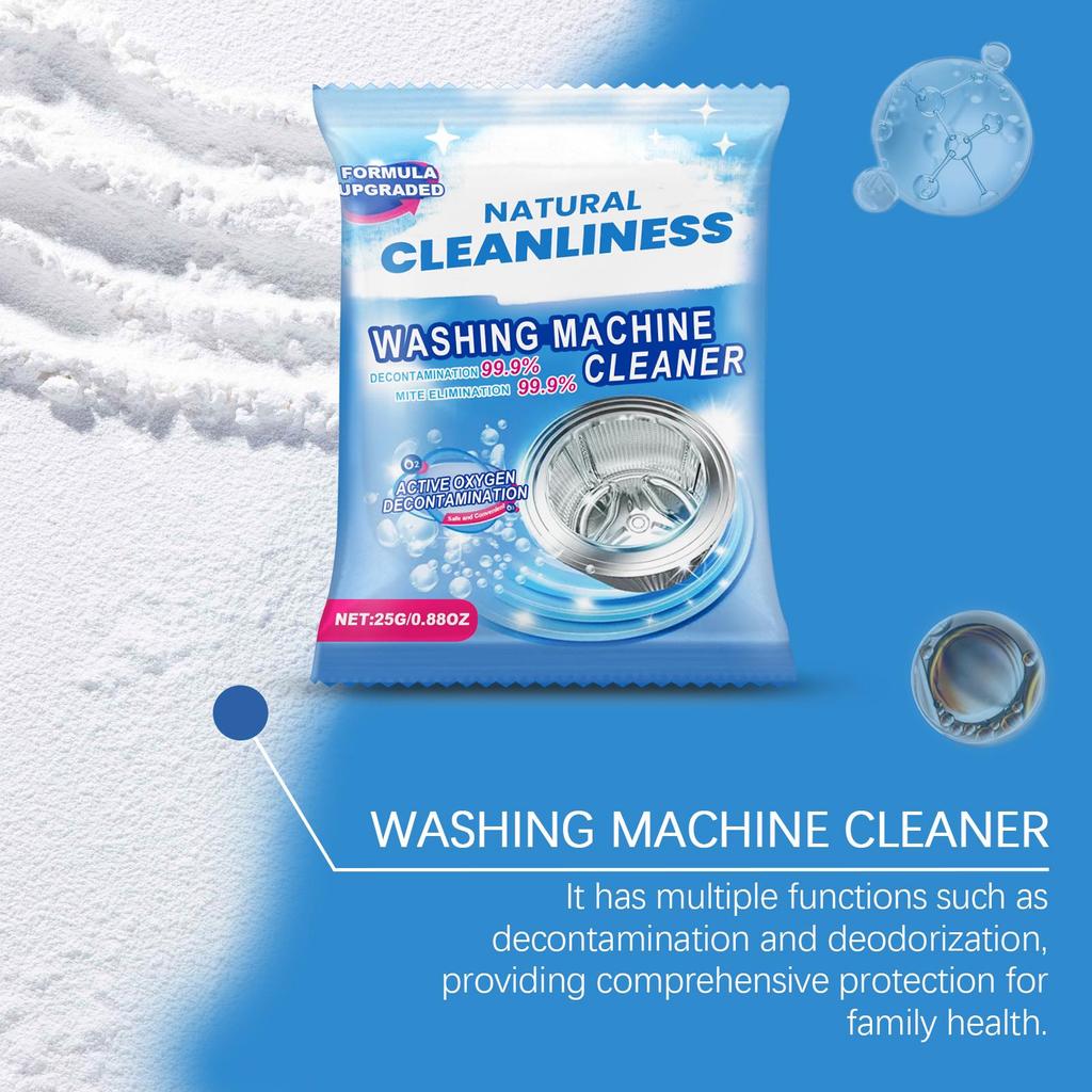 Washing Machine Cleaning Powder Effectively Clean Stubborn Dirt Eliminate Mold and Odor Multi-functional Washing Machine Cleaner