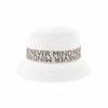 Vintage Bucket Hat Summer Face Cover Vacation Alphabet Straw Hat Female Seaside Beach Shade Sun Hat