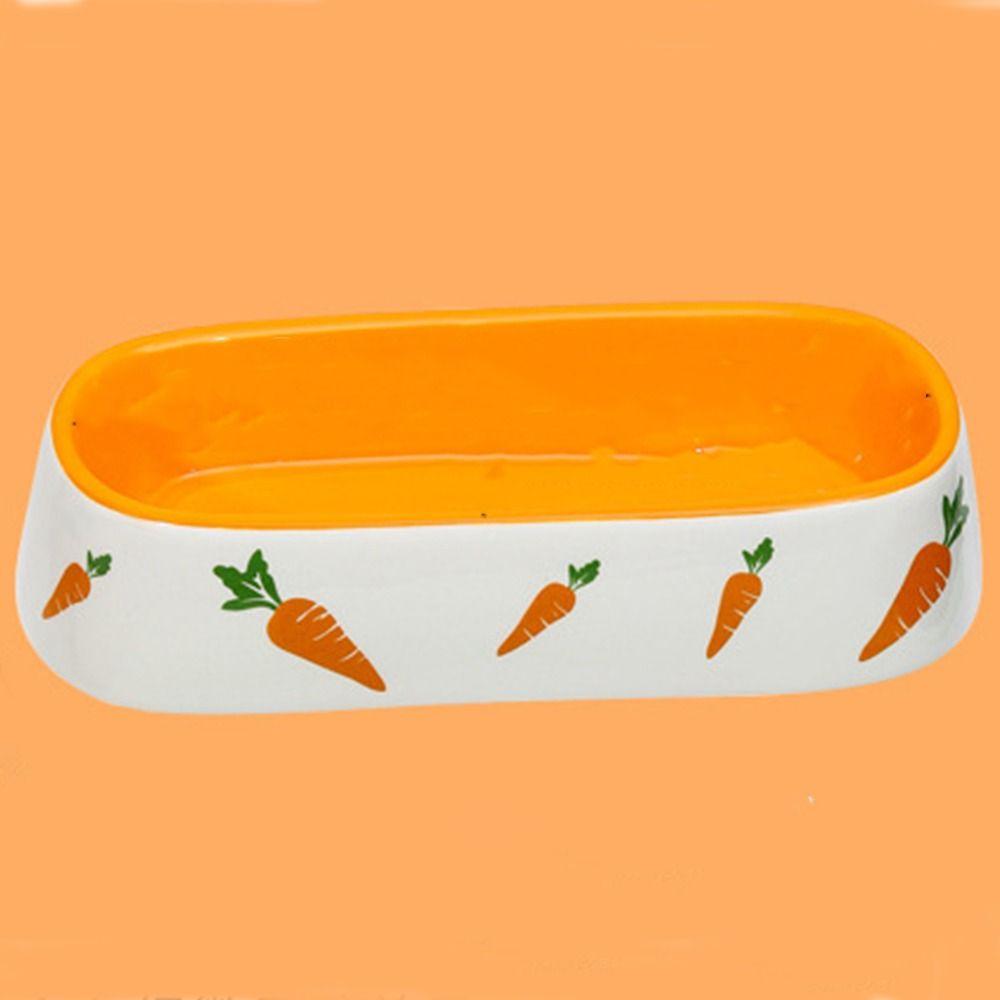 Керамическая кормушка для кроликов Милая кормушка для домашних животных Товары для животных Миска для корма для кроликов Ежики