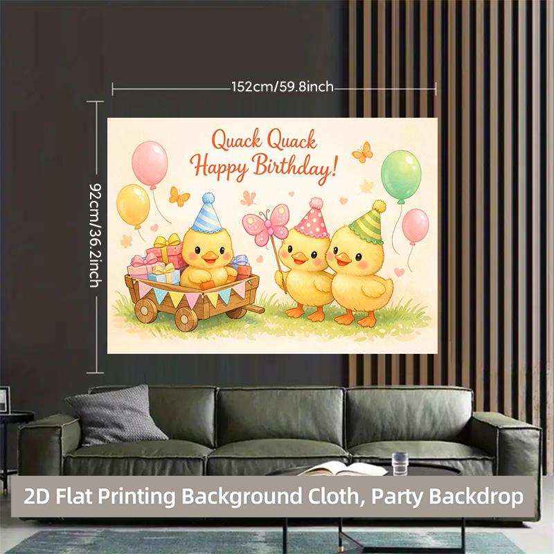 Birthday celebration backdrop banner for party, suitable for indoor and outdoor events Durable photography background for events