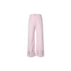 Therma-Fit High-Waisted Fleece Casual Wide-Leg Knitted Sports Pants Women Bottoms Light-Raspberry FV4016-632