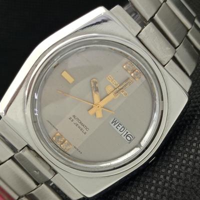 Б/У винтажные мужские часы SEIKO 5 AUTOMATIC 6349A из Японии с оригинальным циферблатом a415792-2