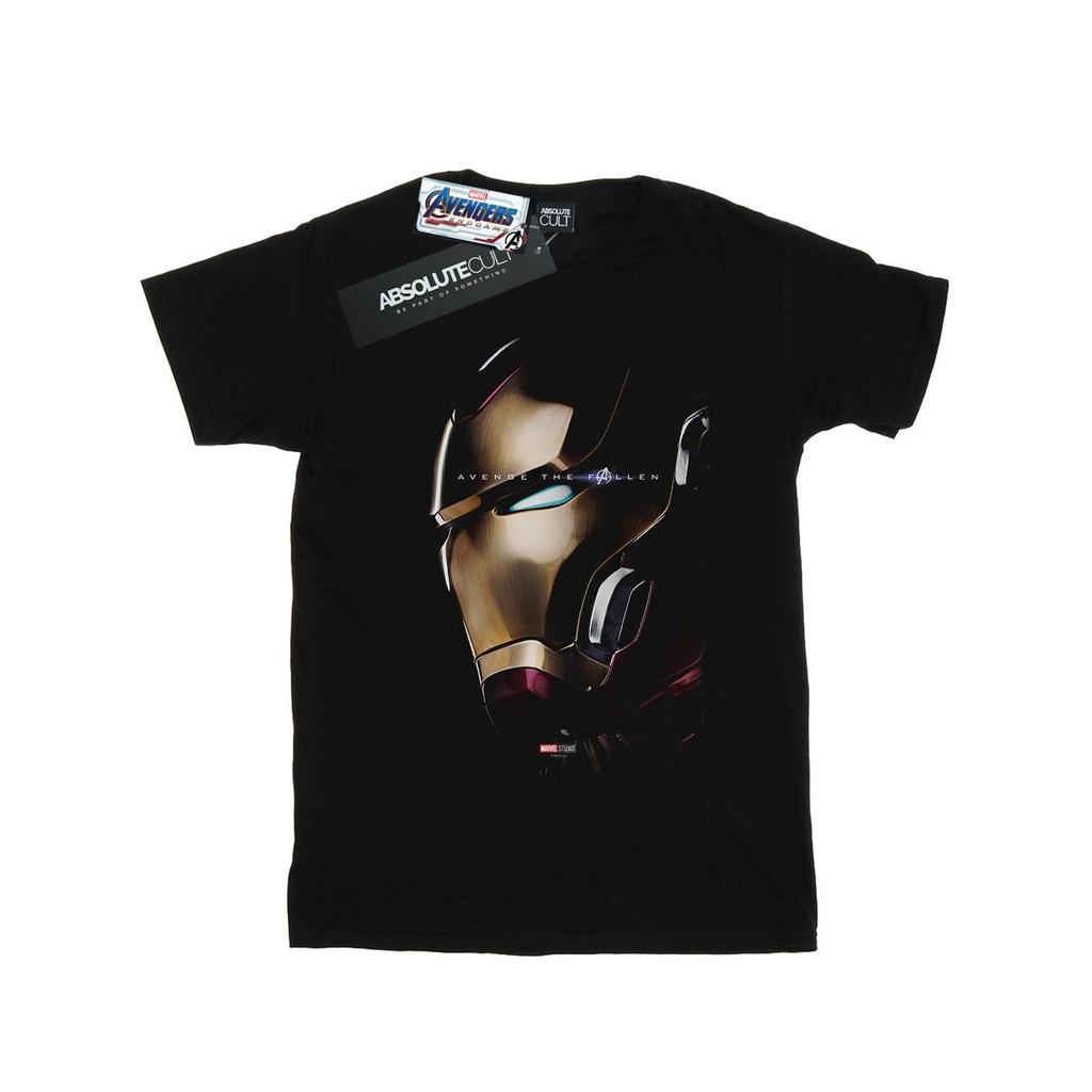 Marvel Womens/Ladies Avengers Endgame Avenge The Fallen Iron Man Cotton Boyfriend T-Shirt