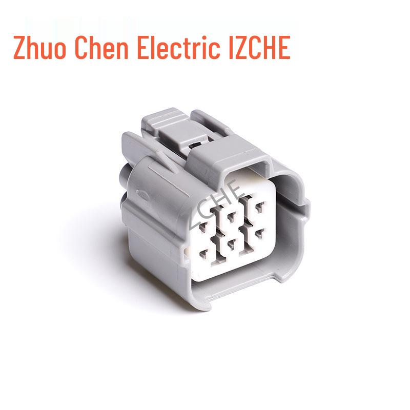 Automotive 6P Wire-to-Wire Connector with 6 Holes and Cores - Model 6181-0074/6189-0133