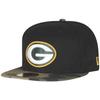 Кепка 9FIFTY - New Era - Green Bay Packers - Черный Камуфляж - Один Размер - Осень/Зима