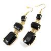 [N3118] - Designer Earrings 'Sissi' Black
