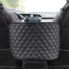 Car Seat Middle Hanger Storage Bag Leather Handbag Holder Tissue Water Cup Pockets Stowing Tidying Car Interior Accessories