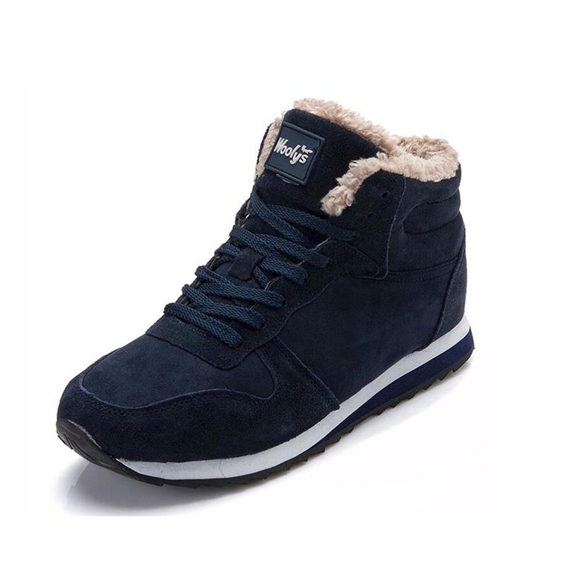 Мужские ботинки, теплая зимняя обувь на меху, мужские зимние ботинки, ботильоны на шнуровке, мужская зимняя обувь, кроссовки