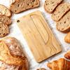Свежий хлебный лук с деревянной ручкой и набор с разделочной доской Нержавеющая сталь Ломтерезка Лучковая пила Инструменты для выпечки Bakingtools B