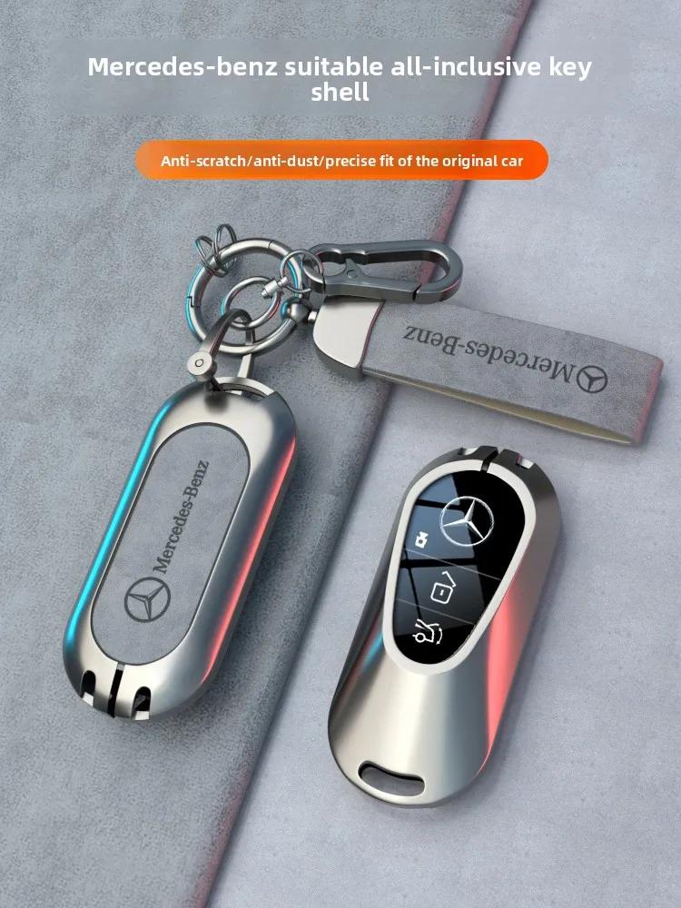OQA4 For Mercedes Benz 2021 C /S Class W223 W206 S350L S400L S450L S500L TPU Car Key Case Cover Shell Protector