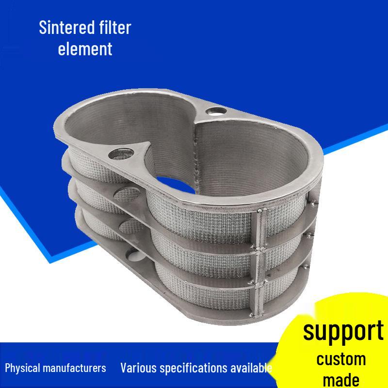 Stainless Steel Sintered Mesh Filter Element for Polysilicon Purification and Dust Removal
