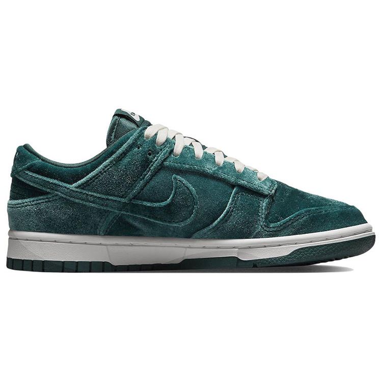 Nike Dunk Low Green Velvet Women Sneakers Teal Dark-Atomic-Teal Sail DZ5224-300