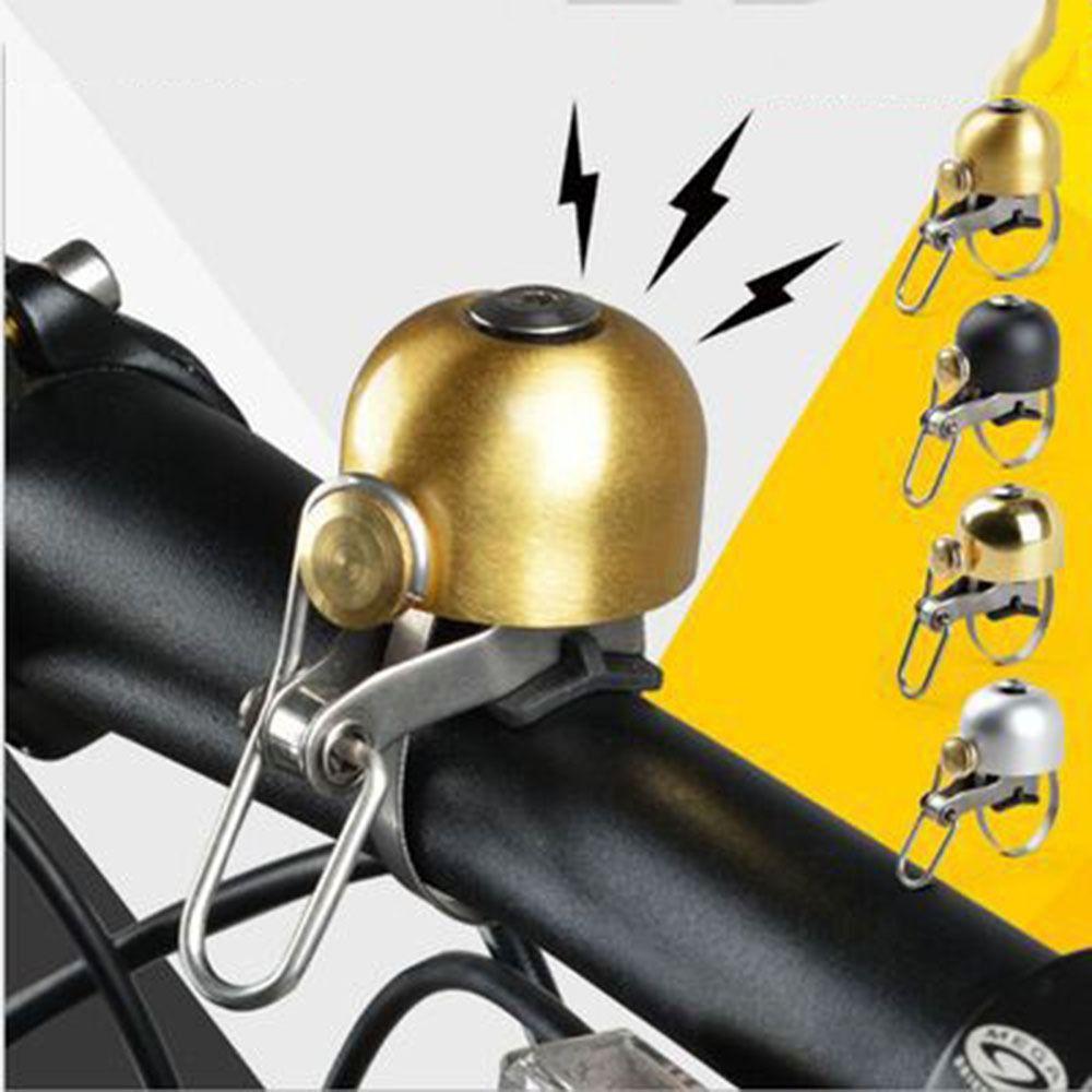 Clearly Sounds Bicycle Bell Ring Steel Copper MTB Road Bike Retro Bell Kid Cycling