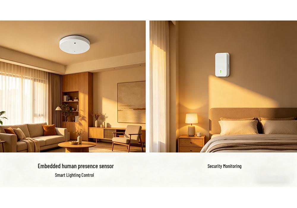 Потолочный радар-сенсор миллиметрового диапазона Zigbee/WiFi для интеграции в умный дом