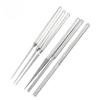 6pcs Handle Grinding Head Mini Stainless Steel Diamond Engraving Needle for Metallic Glass Jade Grinding and Polishing Tool