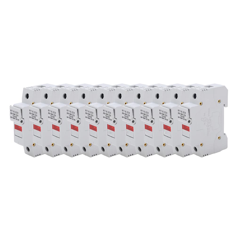 RT18‑32X Miniature Rail Mounted Fuse Holder Base with LED Indicator Electrical Accessory 32A 500‑690V1P