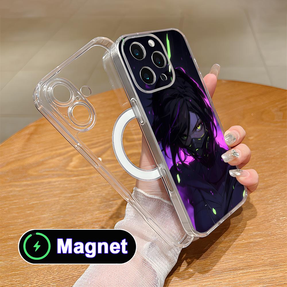 Чехол Valo Viper для iPhone 17 16 15 14 13 12 11 Air Pro Max Plus Mini Мягкий ТПУ Прозрачный Чехол Magsafe