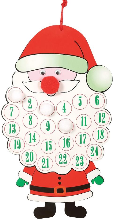 Santa Claus Advent Calendar Christmas 34Cm