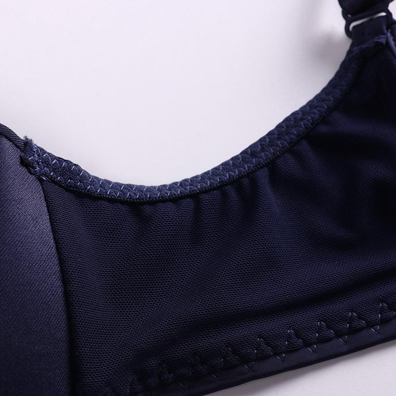 Тонкий бесшовный женский бюстгальтер для нижнего белья, маленькая грудь, собранная без стального кольца, удобный дышащий бюстгальтер с треугольными чашками