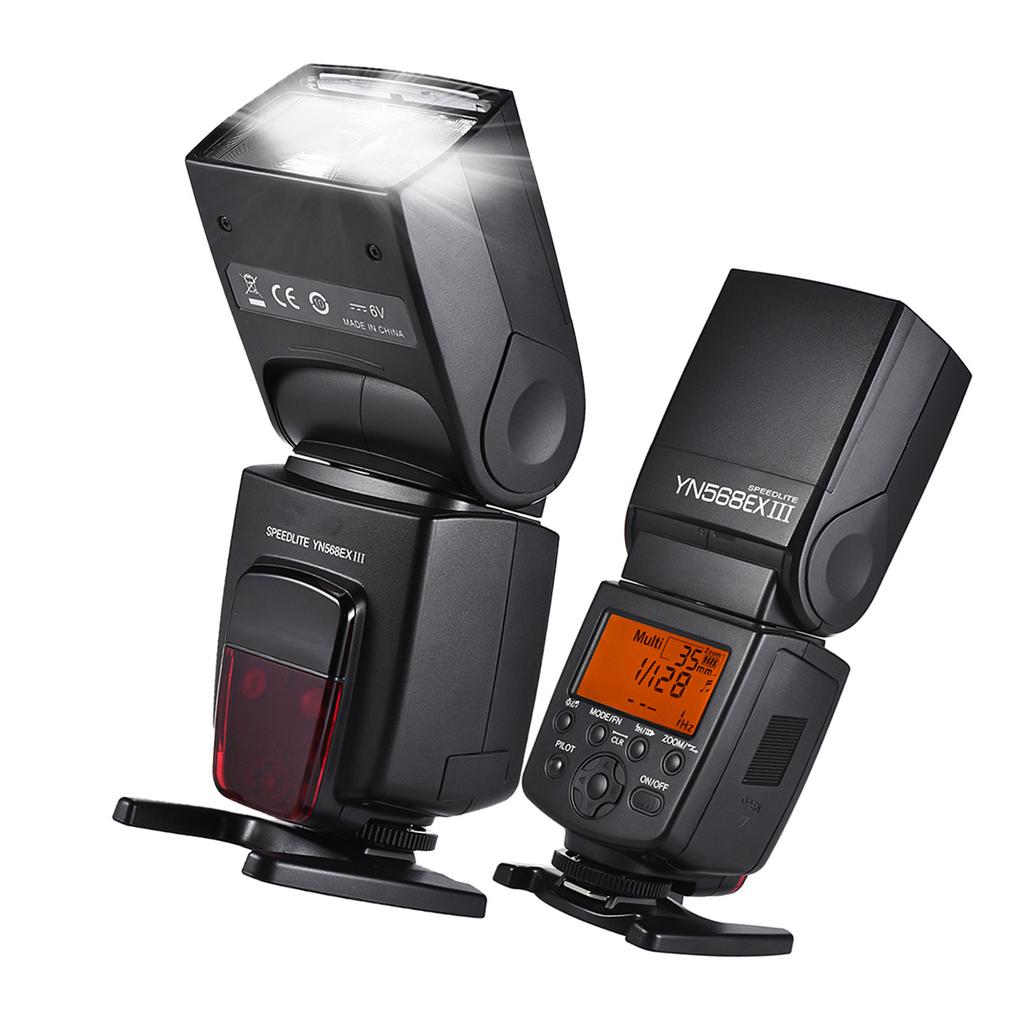 YN568EX III Беспроводная TTL Ведущая Ведомая Вспышка Спидлайт GN58 1 8000с Высокоскоростная Синхронизация Поддерживает Обновление Прошивки через USB