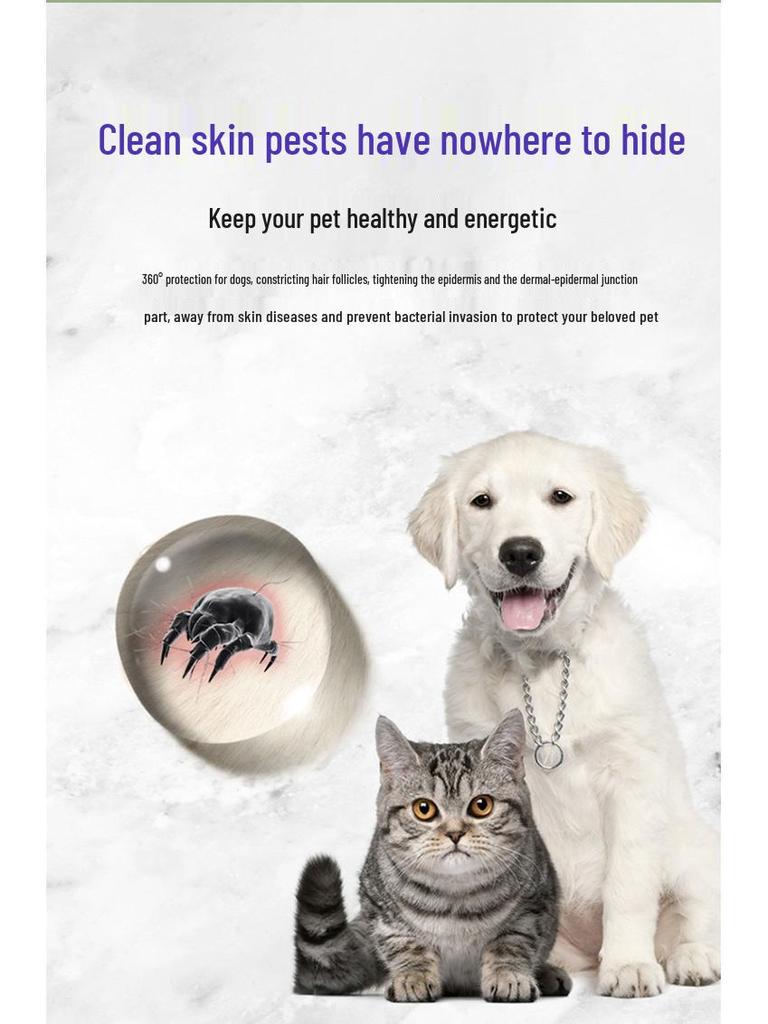 Pet Smoothing Conditioner: Antibacterial & Deodorizing Hair Wash for Fluffy Cats & Dogs