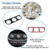 Car Air Condition Adjust Switch Panel Decoration Cover Stickers for Jeep Wrangler JK 2011-2017 Interior Mouldings