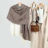 Autumn and Winter Men's and Women's Imitation Cashmere Fringed Warm Scarf Scarf Simple Versatile Thickened Popular Shawl