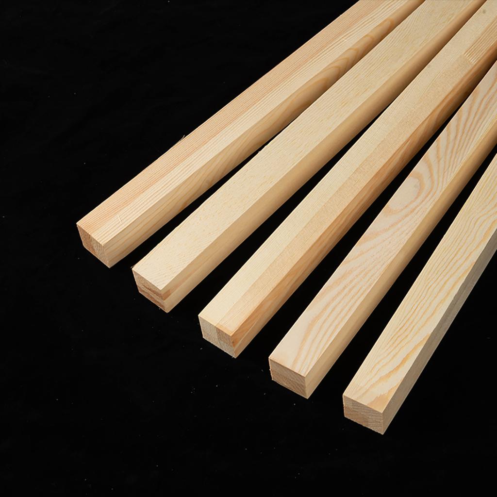 Квадратная сосновая полоса 5*5 мм-25*25 мм, цельные сосновые стержни, длина 330 мм, материал для модели «сделай сам», детали для изготовления украшений
