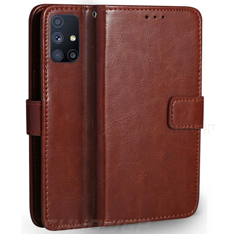 Case For M51 Samsung Galaxy Leather Flip Wallet Phone Cases For Samsung M51 M 51 67" Smm515fdsn Magnetic Stand Soft Silicone Back Book Cover Coque