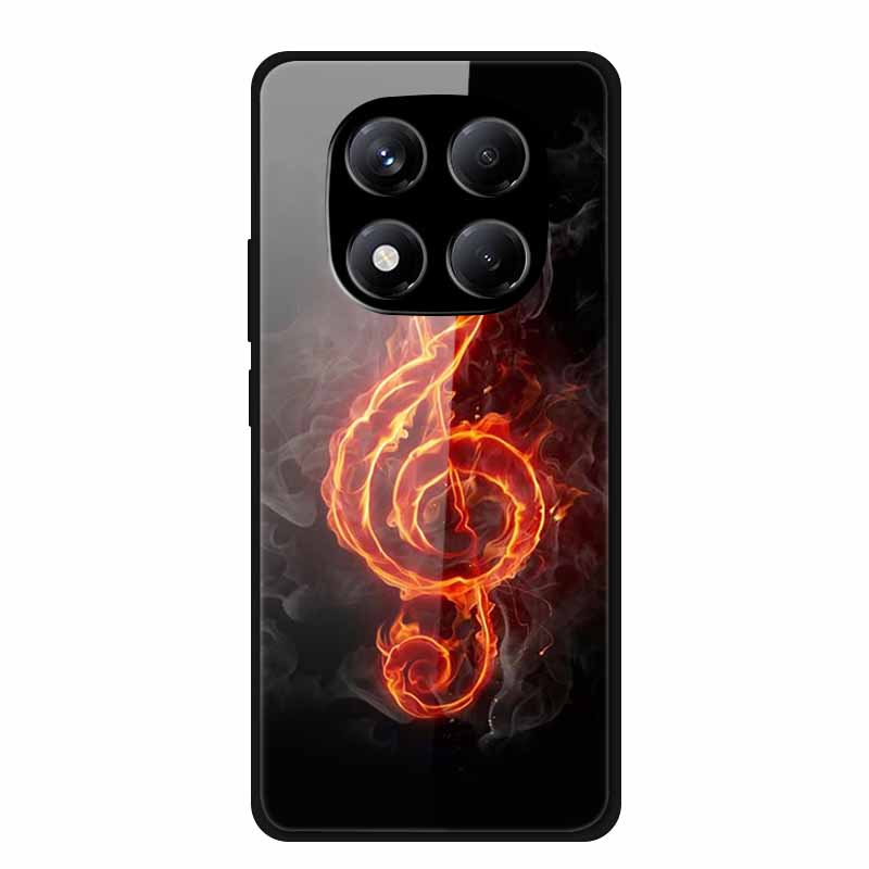 Роскошный Чехол Для Redmi Note 14 Pro 4G Чехол Из Закаленного Стекла Для Xiaomi Redmi Note14 Pro 4G Чехлы Для Телефона Модный Защитный fundas