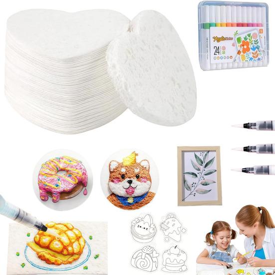Набор для рисования волшебной пеной 3D-рисование Волшебный холст Губка с водой