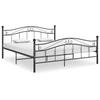 VidaXL Bed Frames Black Metal 140x200 Cm.