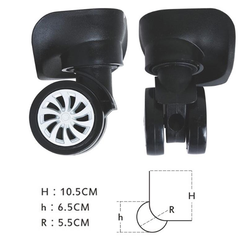 4 шт. чемодан, универсальный багаж, поворотные колеса на 360 градусов, инструменты для колес тележки