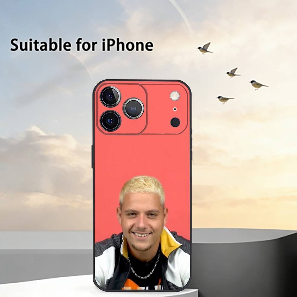 PLK Французский рэпер M-Mathieu Чехол для телефона для iPhone 17,16,15,14,13,12,11 Plus,Pro Max,XS,Мягкий силиконовый черный чехол