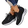 Fashion 2024 Brand Ladies Shoes Lace Up Women's Vulcanize Shoes Fashion Solid Ladies Casual Shoes New Round Head Mesh Sneakers Zapatos