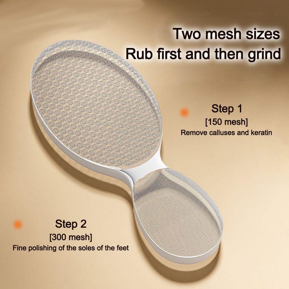 Foot Care Heel Scrubber Callus Transparent Foot Scrubber Gifts Removal Pedicure Tool